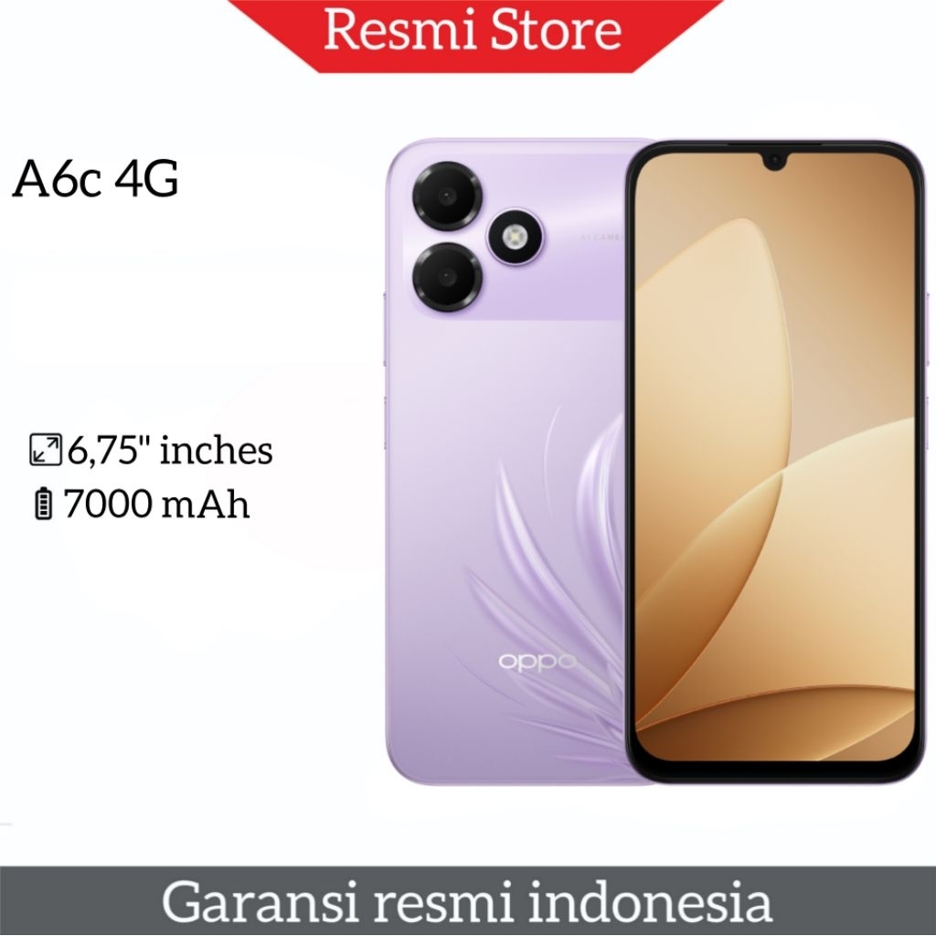 OPO A6c (RAM 4/64GB - 4/128GB) & A55 GARANSI RESMI OPO