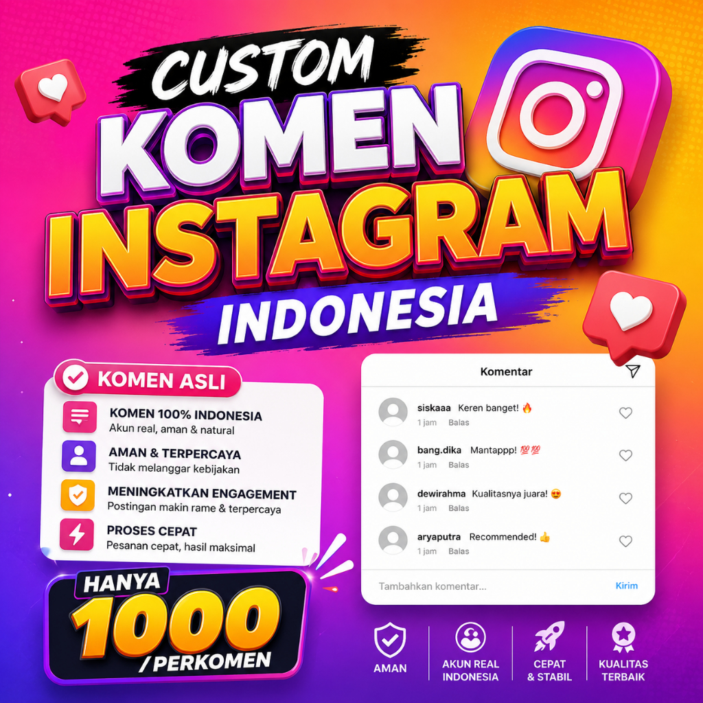 PERMANENT CUSTOM KOMEN IG INDONESIA