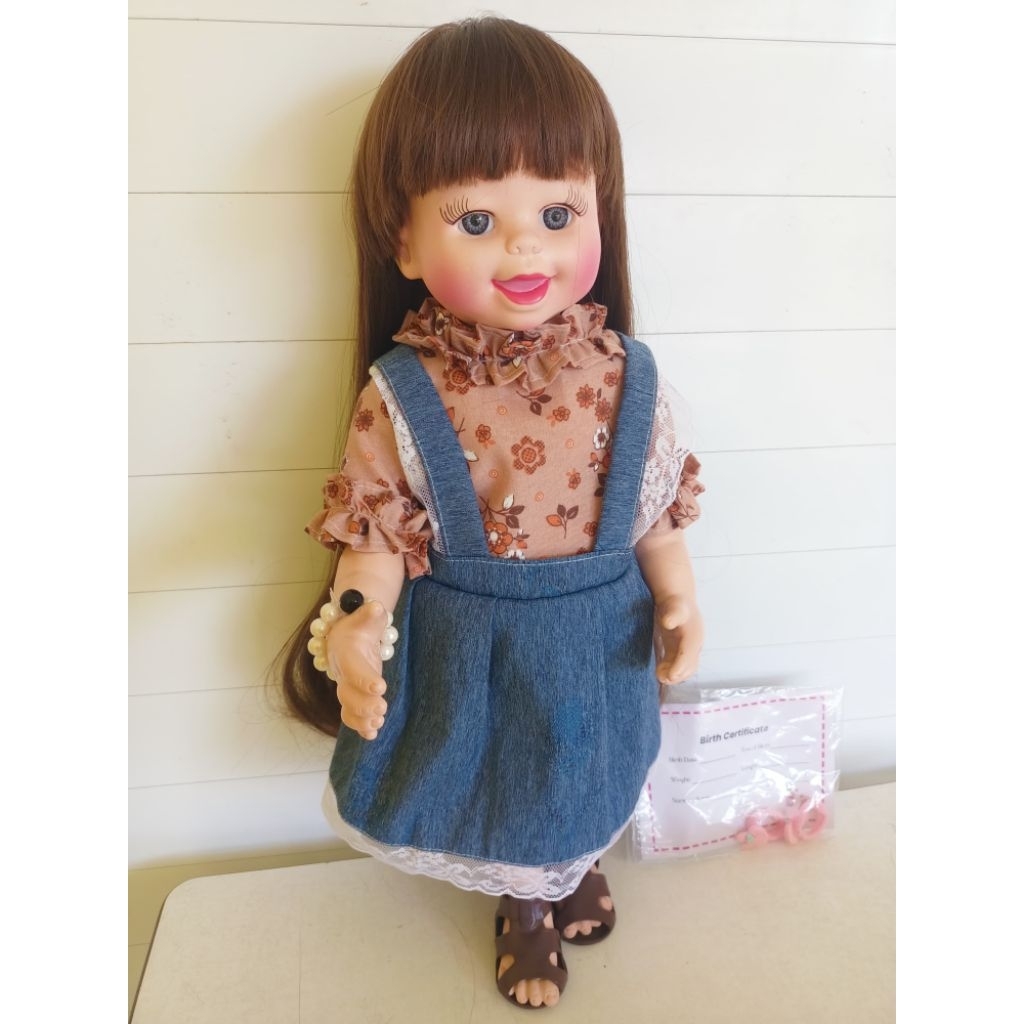 Boneka Reborn Lucu Cantik Menarik Full body 50 cm Lokal