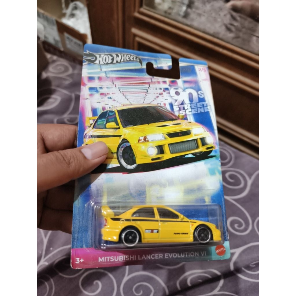 hot wheels fnf 90s street  mitsubishi lancer evo