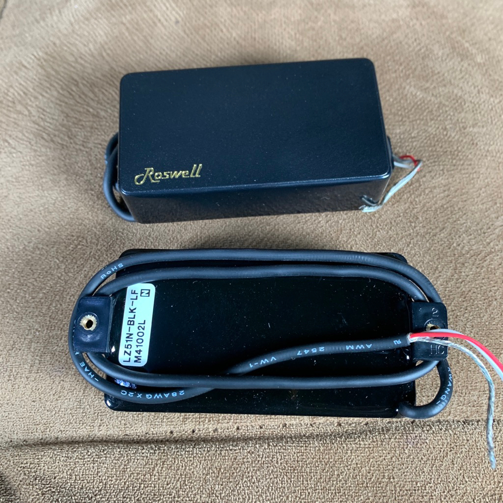 pickup humbucker active original rosewell emg 81 60