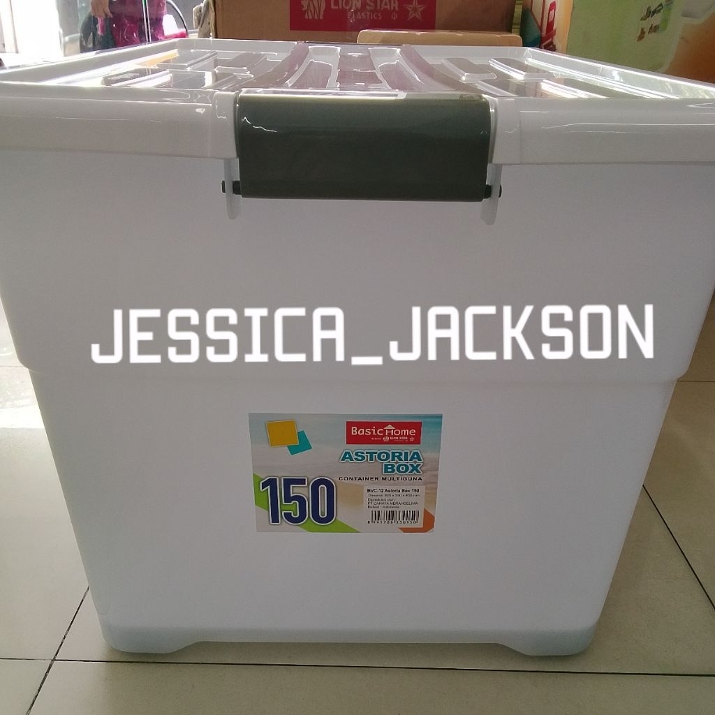 BASIC HOME Astoria Box 150 Container Box Plastik (Tebal) Kontainer Box Serbaguna Astoria 150