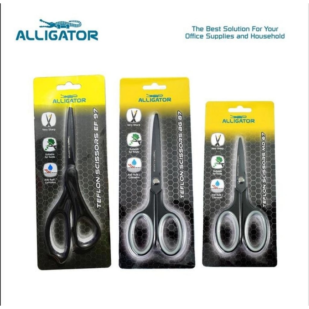Alligator Teflon Scissors / Gunting Alligator teflon