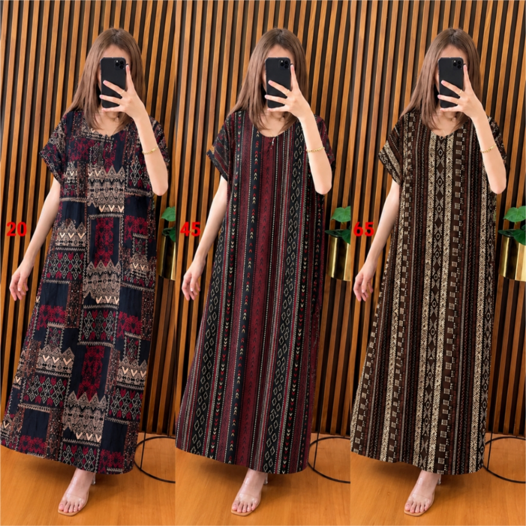 New Motif Vol.5.1 Daster Panjang Semata Kaki Busui Non Ruffle ORIGINAL Dresseria