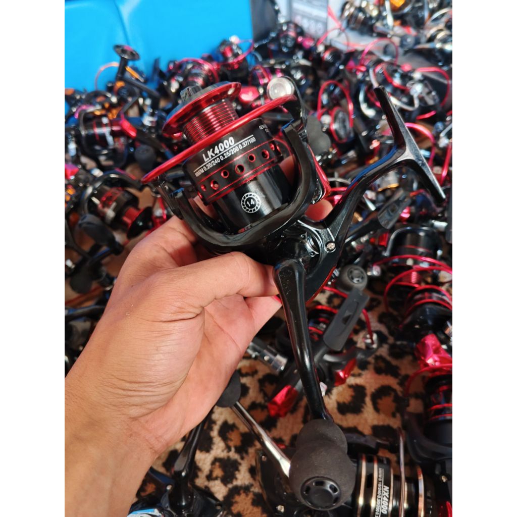 reel pancing ful besi LK series ready ukuran 1000,2000,3000,4000
