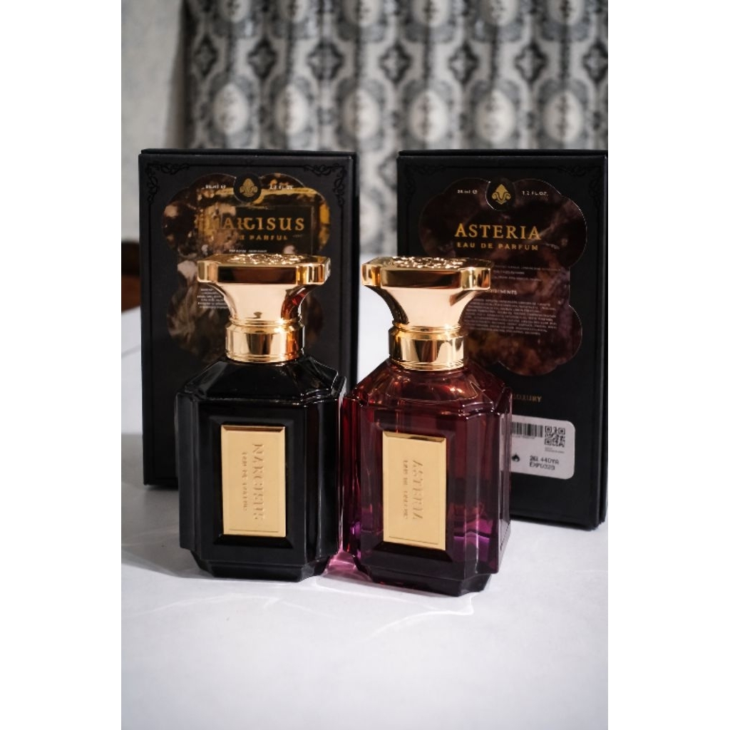 Botol Kosong parfum Velixir Narcisus & Velixir Asteria