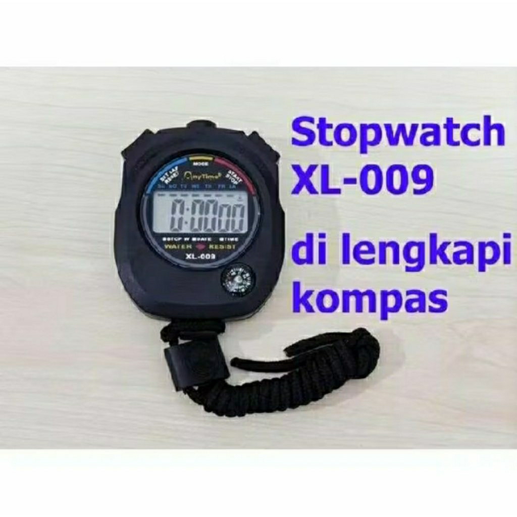 stopwatch xl 009 stopwatch kompas stopwatch penghitung waktu stopwatch multifungsi