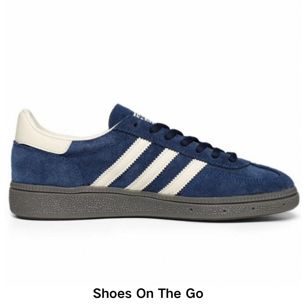 Adidas Originals Handball Spezial Sepatu Casual Pria Wanita Putih Biru Fashion Nyaman