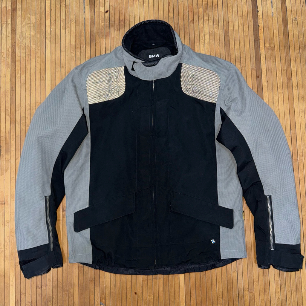 BMW MOTORRAD BIKER MOTORCYCLE TOURING COMPLETED PROTECTOR REFLECTIVE GORETEX JACKET agv arai shoei a
