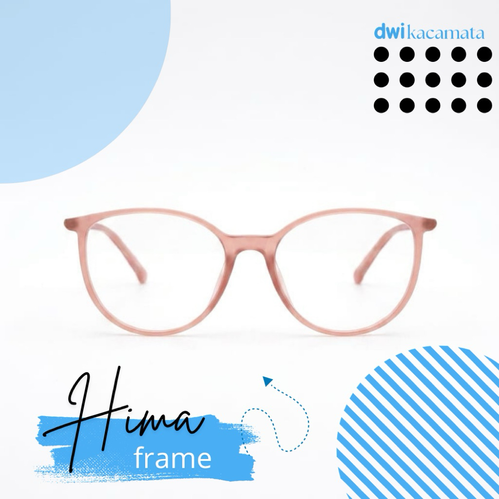 Dwi Kacamata - Frame kacamata Hima (cat eye) kacamata minus silinder plus lentur