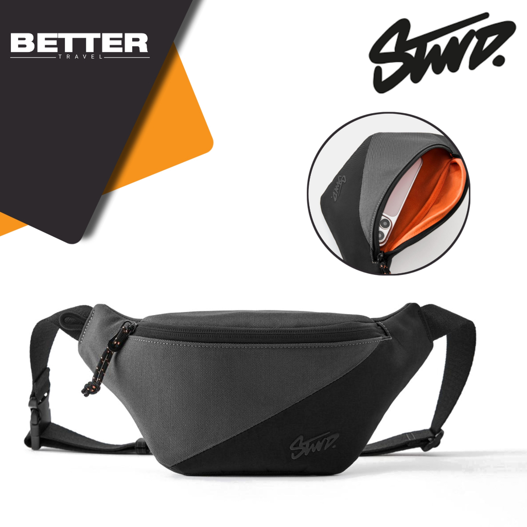 Waist bag pria STWD by pull & bear belt bag tas pinggang casua daily kasual