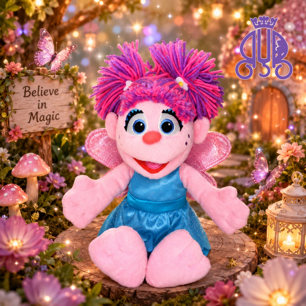 Boneka elektrik karakter Abby Cadabby Sesame Street