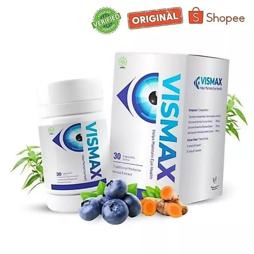 Vismax - Obat Herbal Mata Minus Rabun Katarak Silinder Miopi - VISMAX