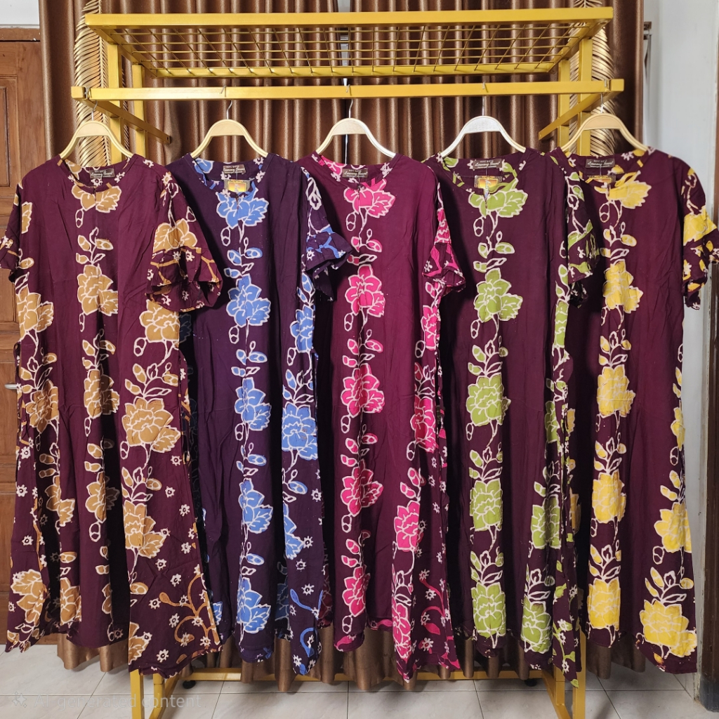 Daster Payung Batik Pekalongan Lawang Sewu Rachel Rayon Super Premium