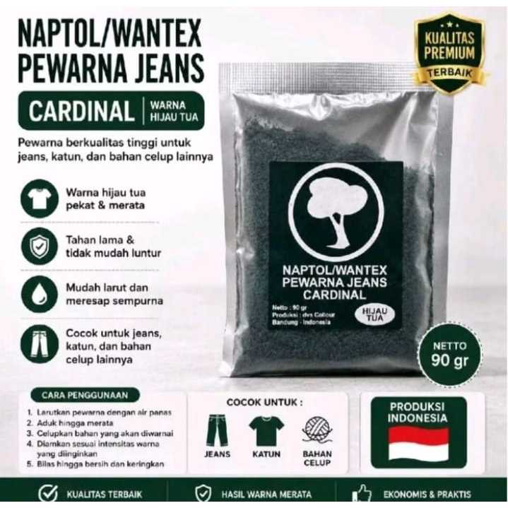 NAPTOL SUPER PEWARNA PAKAIAN 80GR