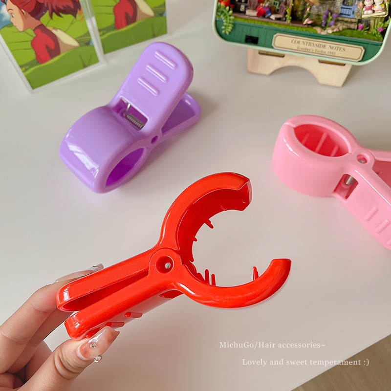 Jepit Rambut Fashion Jedai Wanita Cosplay Arrietty Studio Ghibli warna Merah Aksesoris