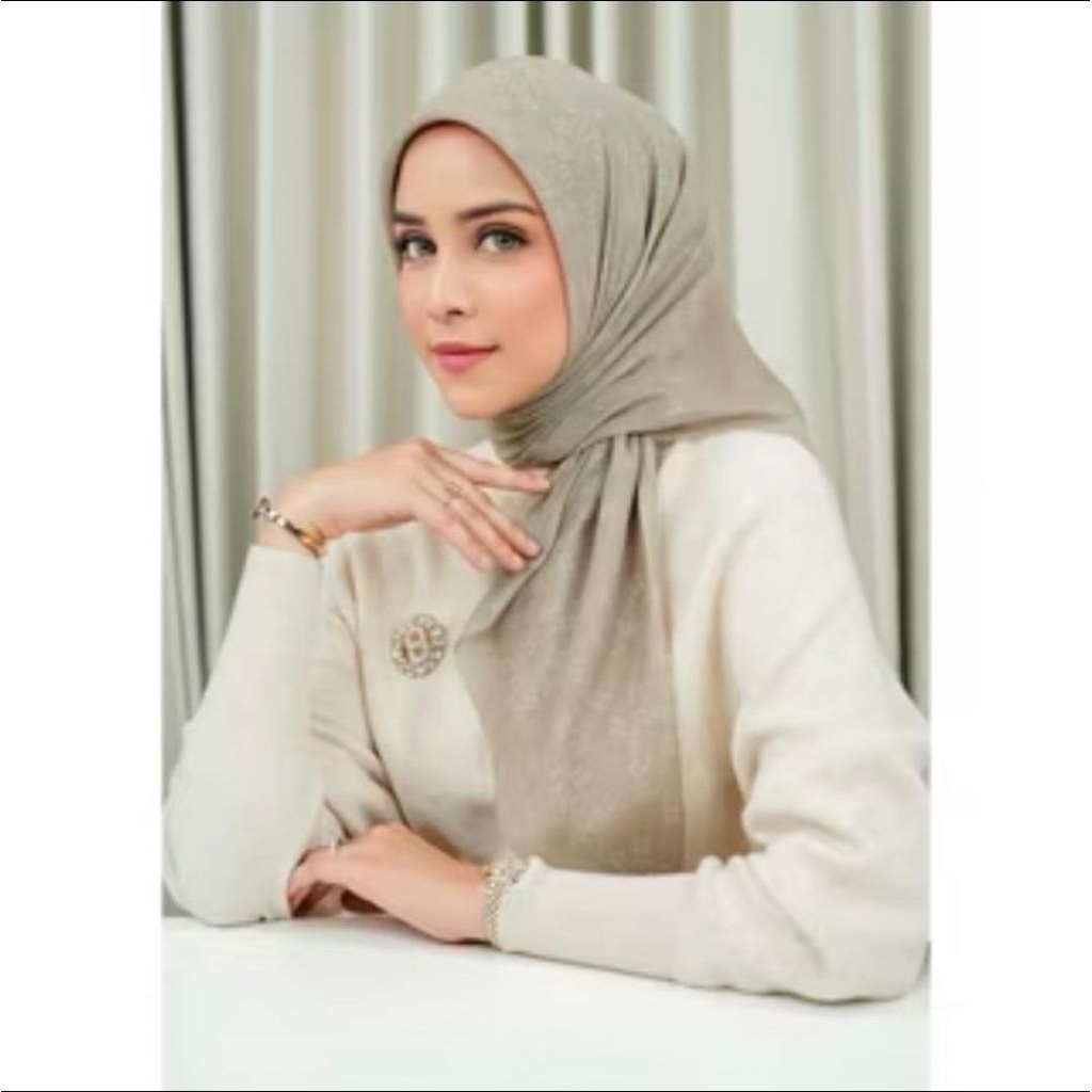 Buttonscarves Monogram Scramble Voile Square