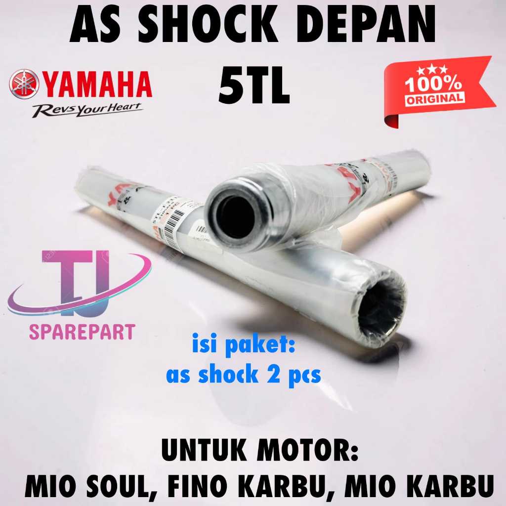 AS SHOCK DEPAN 5TL 2PCS HARGA SEPASANG KUALITAS ASLI Mio lama, mio sporty, Nouvo, mio karbu, fino