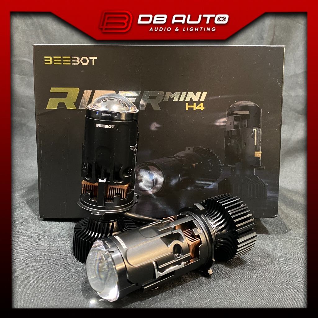 Mini Bi LED H4 Beebot Rider PNP Hi Low Super Terang Lampu Mobil Motor