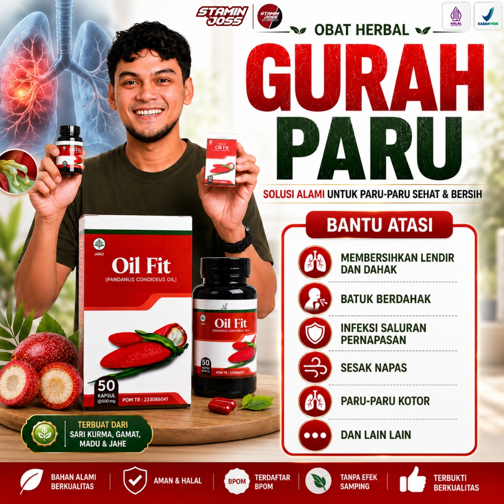 Obat Gurah Paru Paru TBC Bronkhitis Asma Sesak Nafas Pembersih Dahak dan Lendir PALING AMPUH Namun T