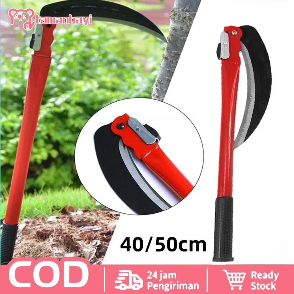 Sabit Lipat Baja/Alat Berkebun Pemotong Rumput Lipat Serbaguna/Sabit Folsing Sickle Sabit Baja Kuat 