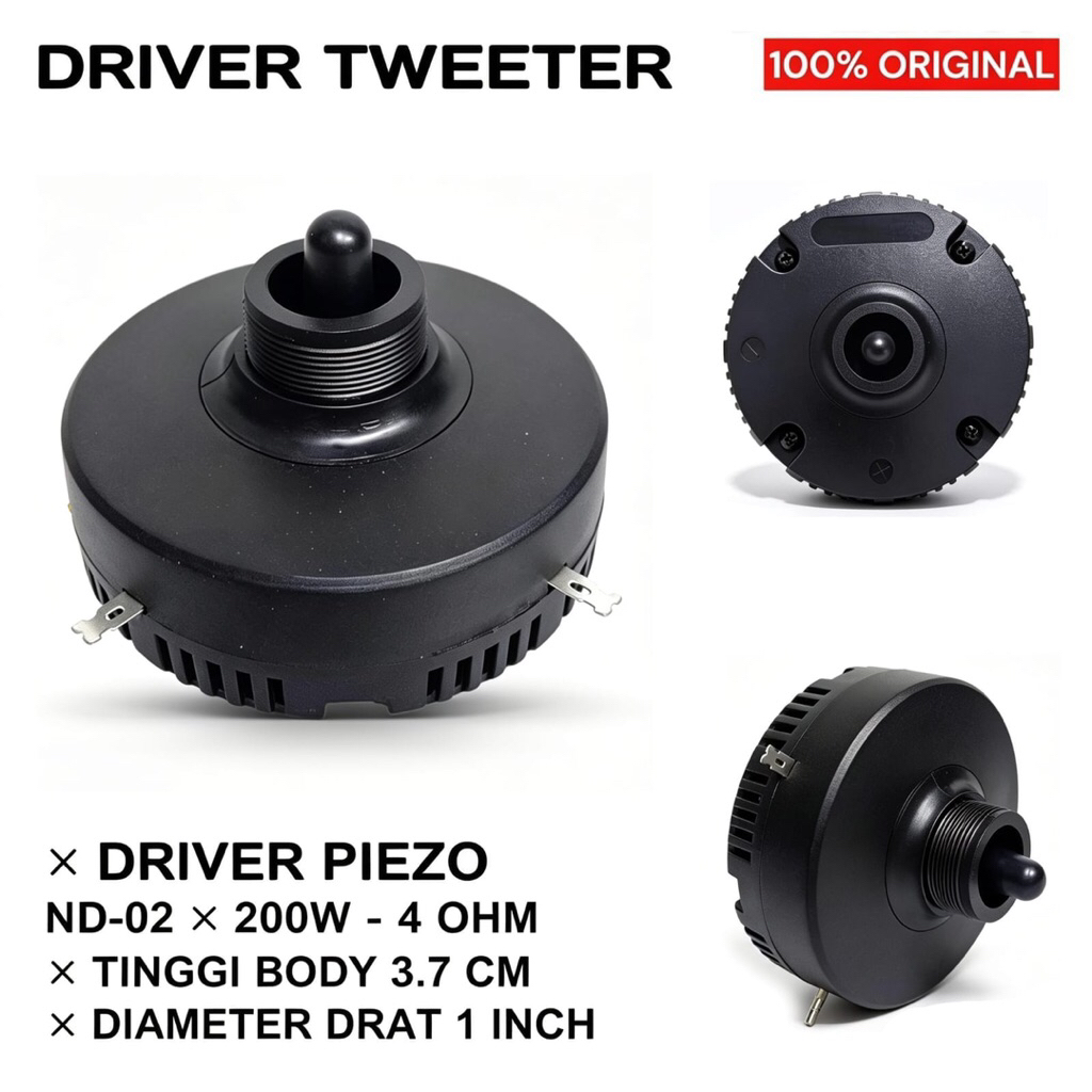 Driver Tweeter Piezo Spull Driver Tweeter Piezo