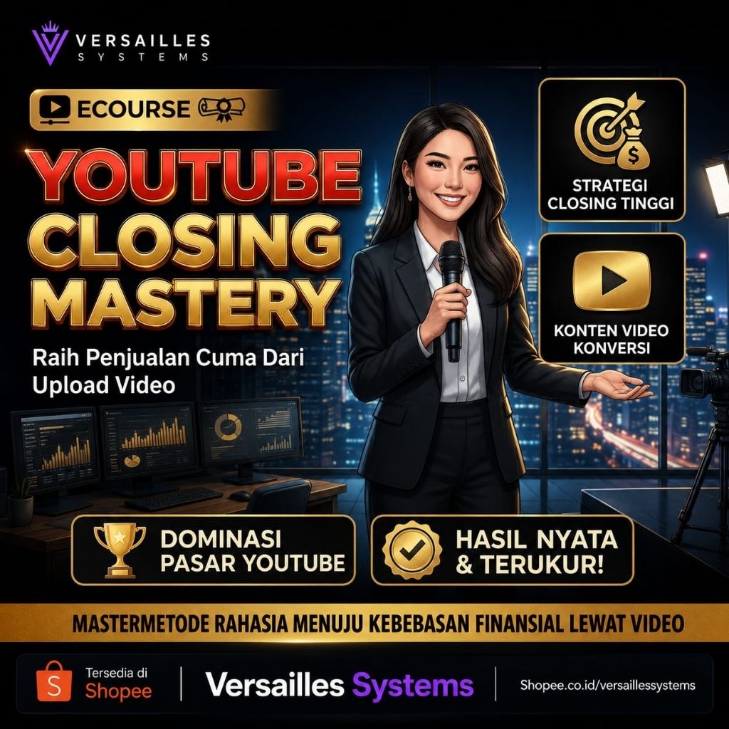 Youtube Closing Mastery - Raih Penjualan Cuma Dari Upload Video -