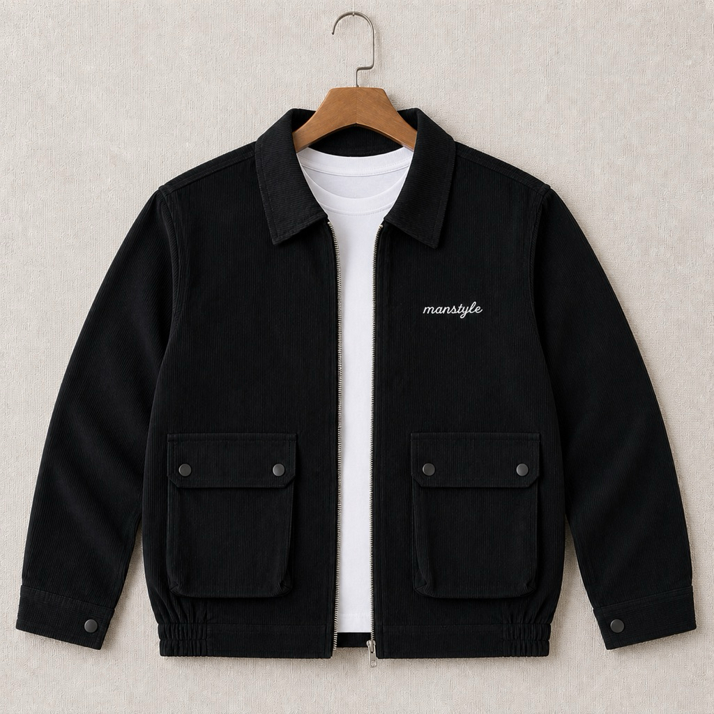 jaket corduroy jaket boxy corduroy jaket zipper corduroy