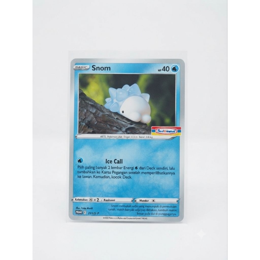 TCG Card Pokemon Snom (Indomaret)