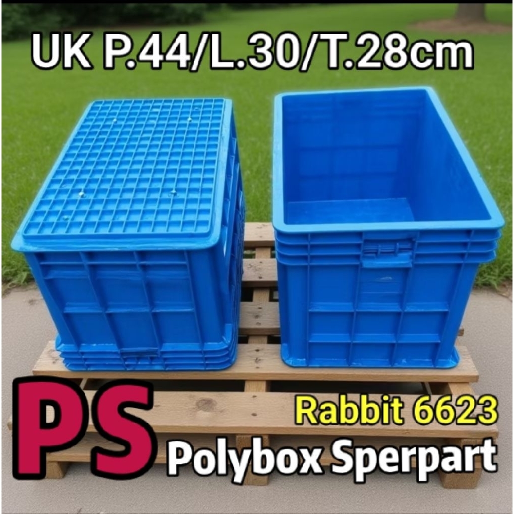 BOX RABBIT 6623 UK P.44/L.30/T.28CM (BEKAS BERKUALITAS)