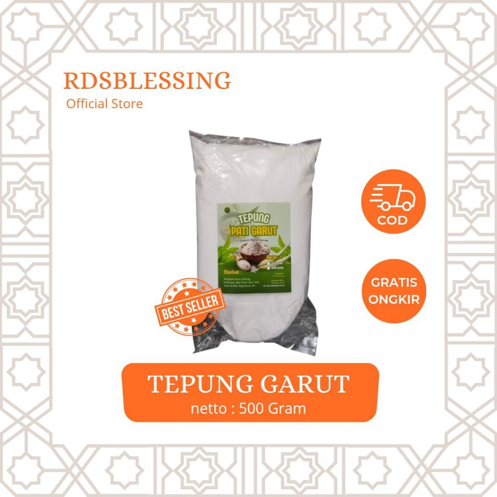 Tepung umbi Garut 500 gram