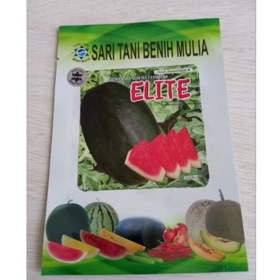 Benih Semangka Hibrida Non biji ELITE F1 – Sari Tani isi 20gr