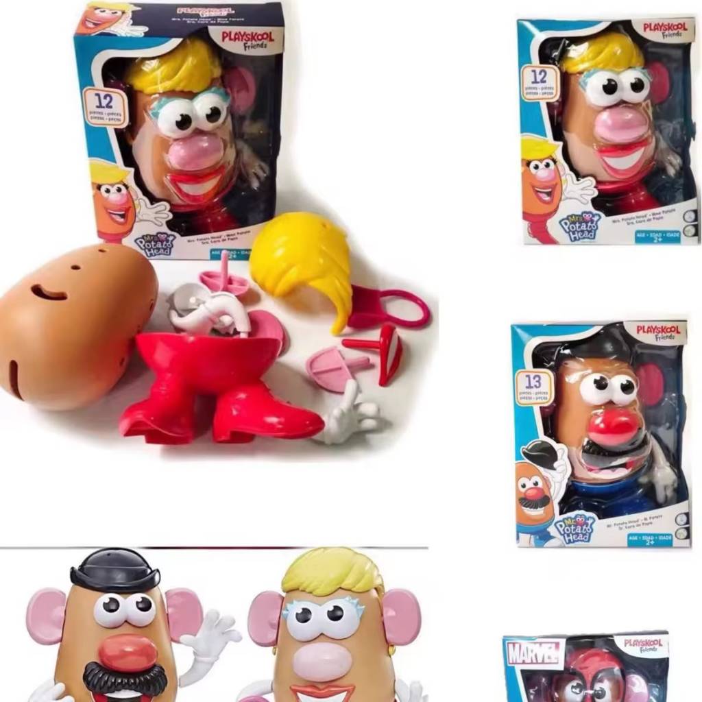 Istana Bermain Mr. Potato and Mrs. Potato head figurine mainan bongkar pasang kentang toy mainan fig