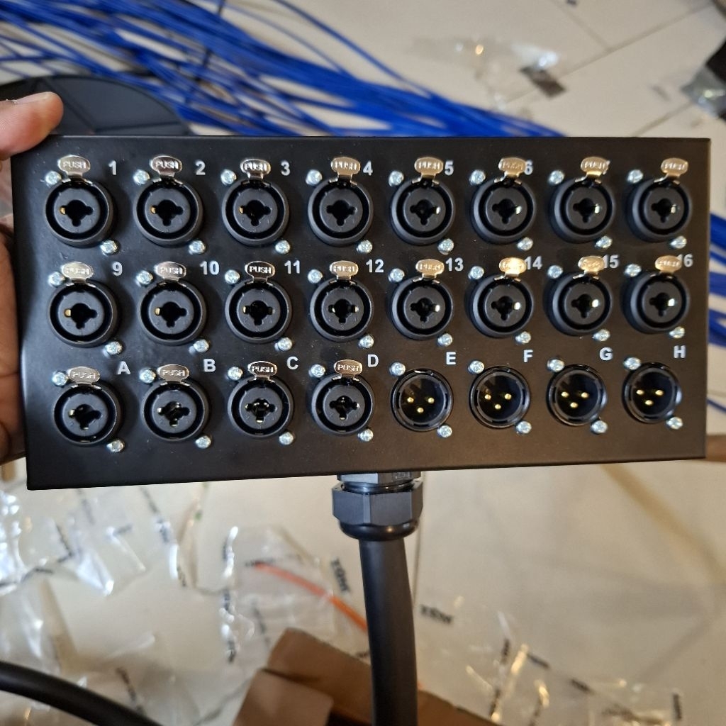 Snake Kabel 24ch 16in Combo 8out Stage Box STX - 5Meter