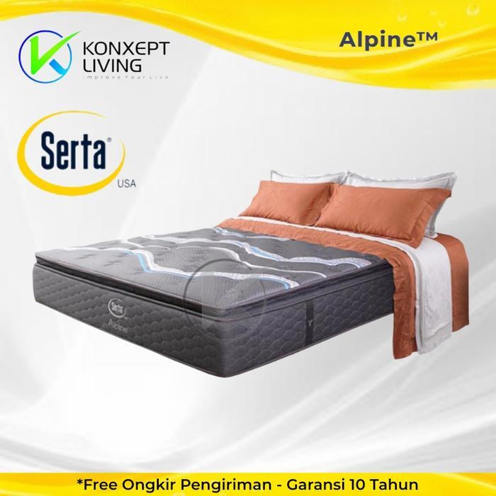 SERTA Springbed Kasur Type ALPINE [ HANYA KASUR ]