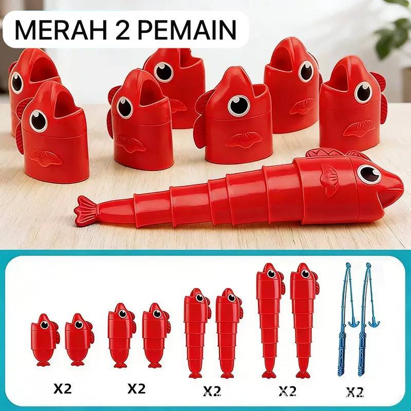 NEW MAINAN BATTLE FAMILY GAME PK PANCINGAN IKAN TERPANJANG 2PEMAIN IKAN TERBESAR