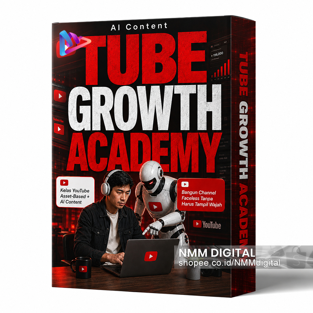 TubeGrowth - Sistem & Tools untuk Membuat Channel YouTube Faceless dengan Konten relaxing, murottal,