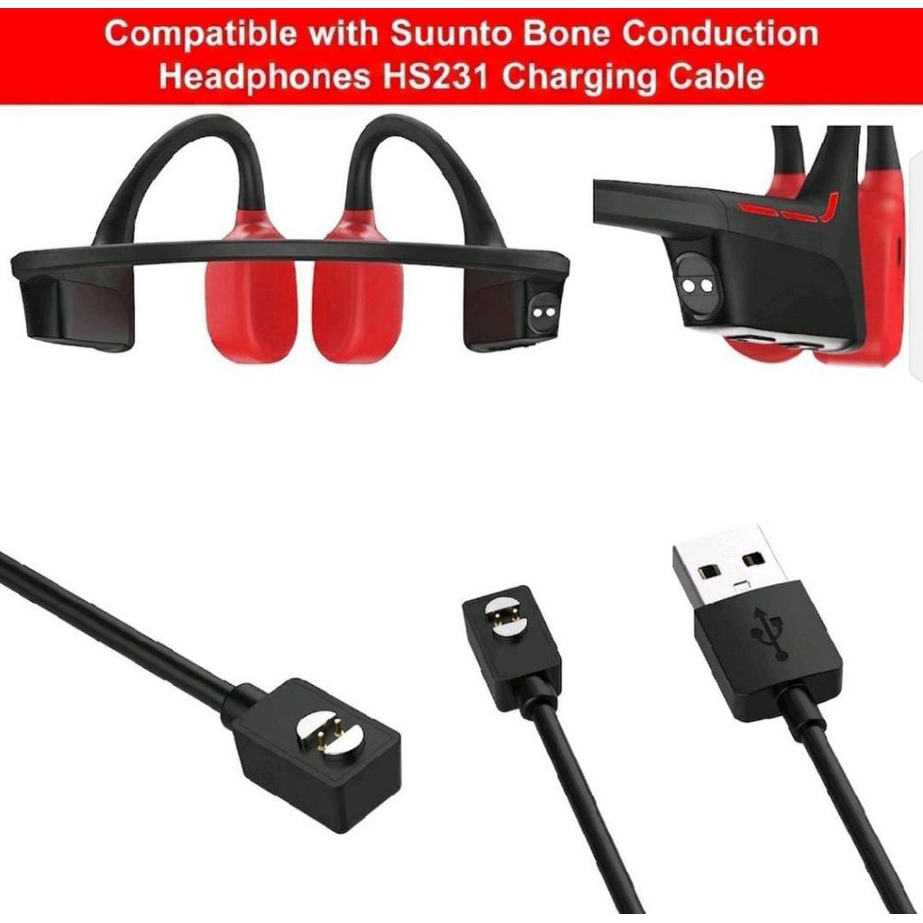 Kabel USB Magnetic Charger for SUUNTO Sonic / Wing (HS231) Headphones