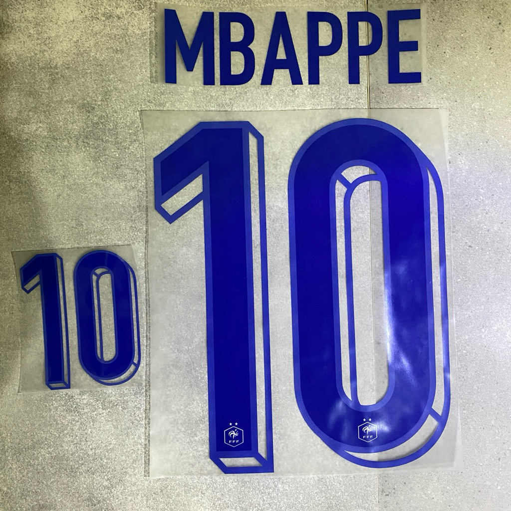 NAMESET MBAPPE FRANCE AWAY EURO 2024 DTF