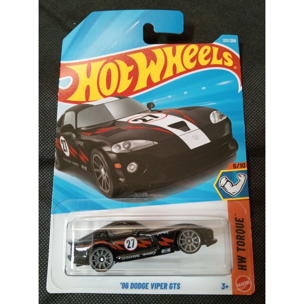 HOT WHEELS '96 DODGE VIPER GTS HITAM