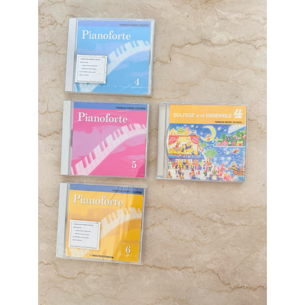 CD DVD Yamaha musik piano JXC Piano Forte Solfege Ensemble sekolah musik
