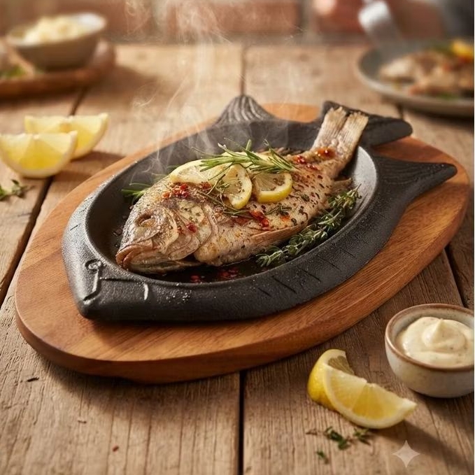 Hotplate / Piring Steak / Hotplate fish / Hotplate Ikan