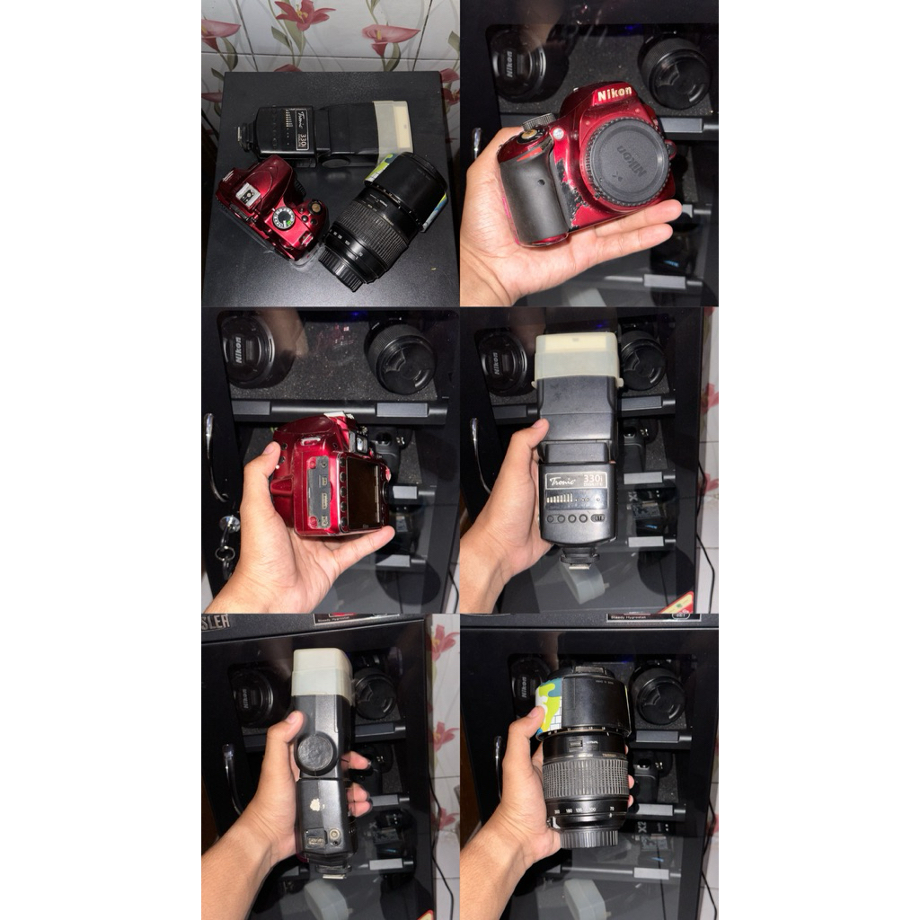 Nikon D3200 + Tamron 70-300 + Flash Tronic 330i