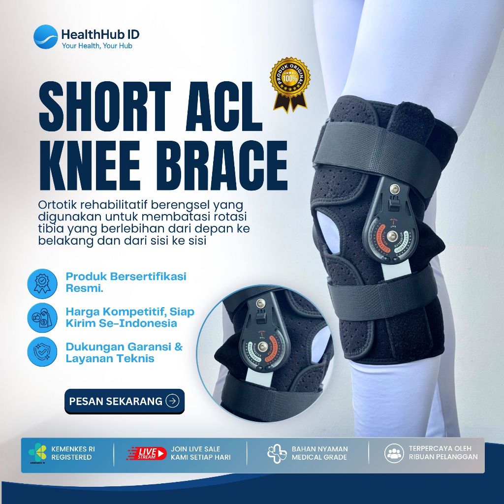 HealthHub ID - Short ACL Knee Brace