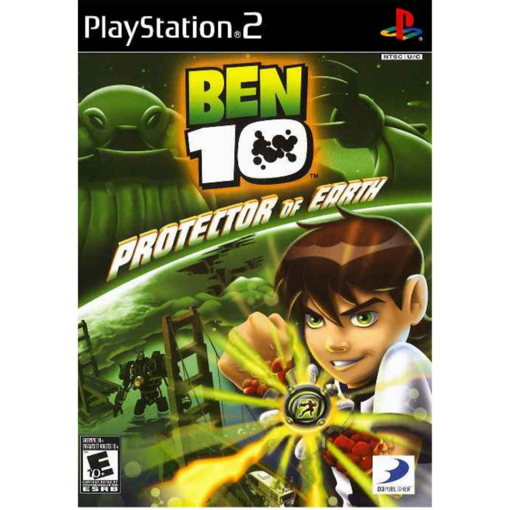 KASET PS2 BEN 10 PROTECTOR OF EARTH