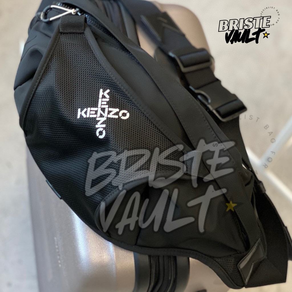 BRISTE VAULT Tas Waistbag Pria Belt Bag Size Large 34 cm Fullset