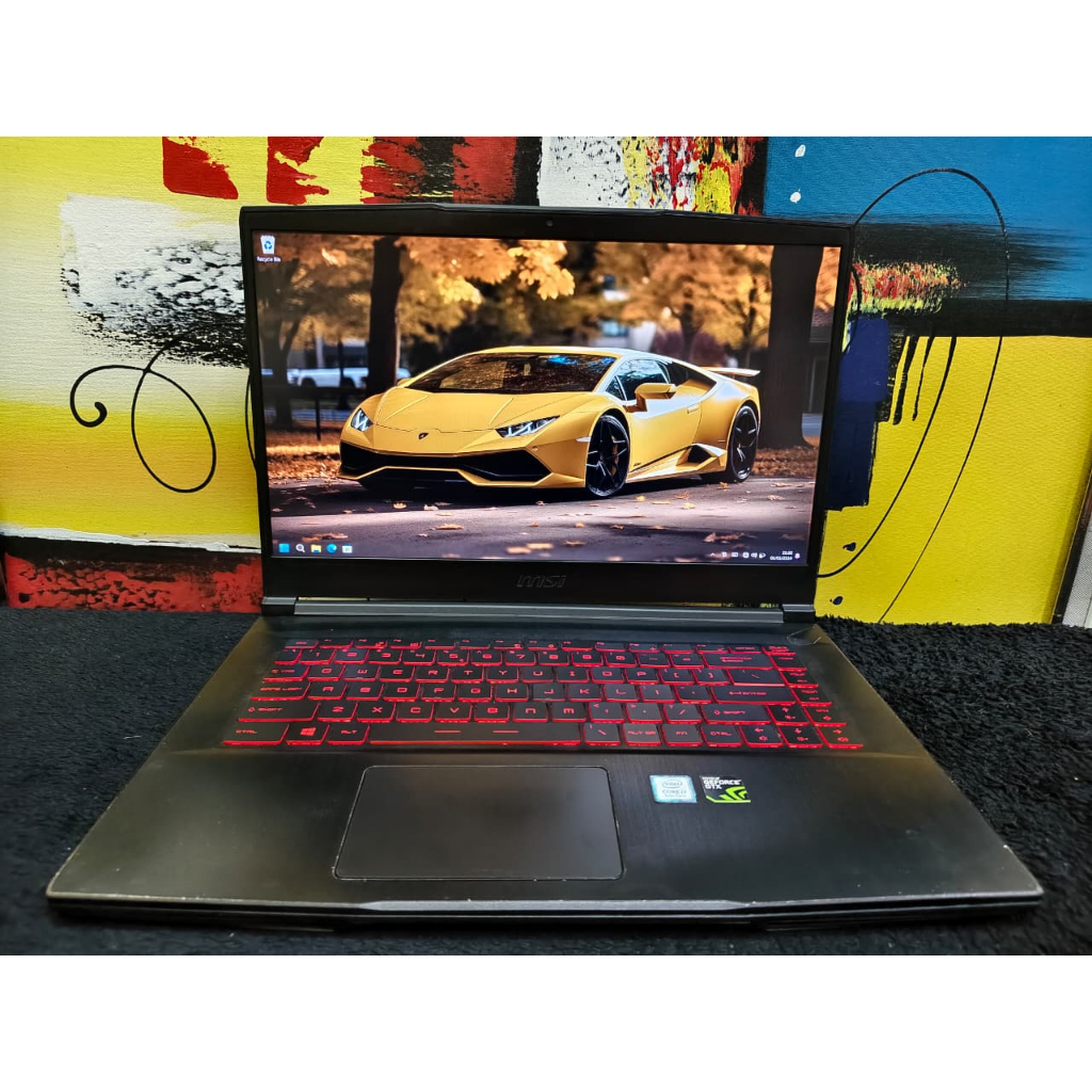 Laptop MSI GF63 Thin i7 8750H Nvidia GTX 1050Ti