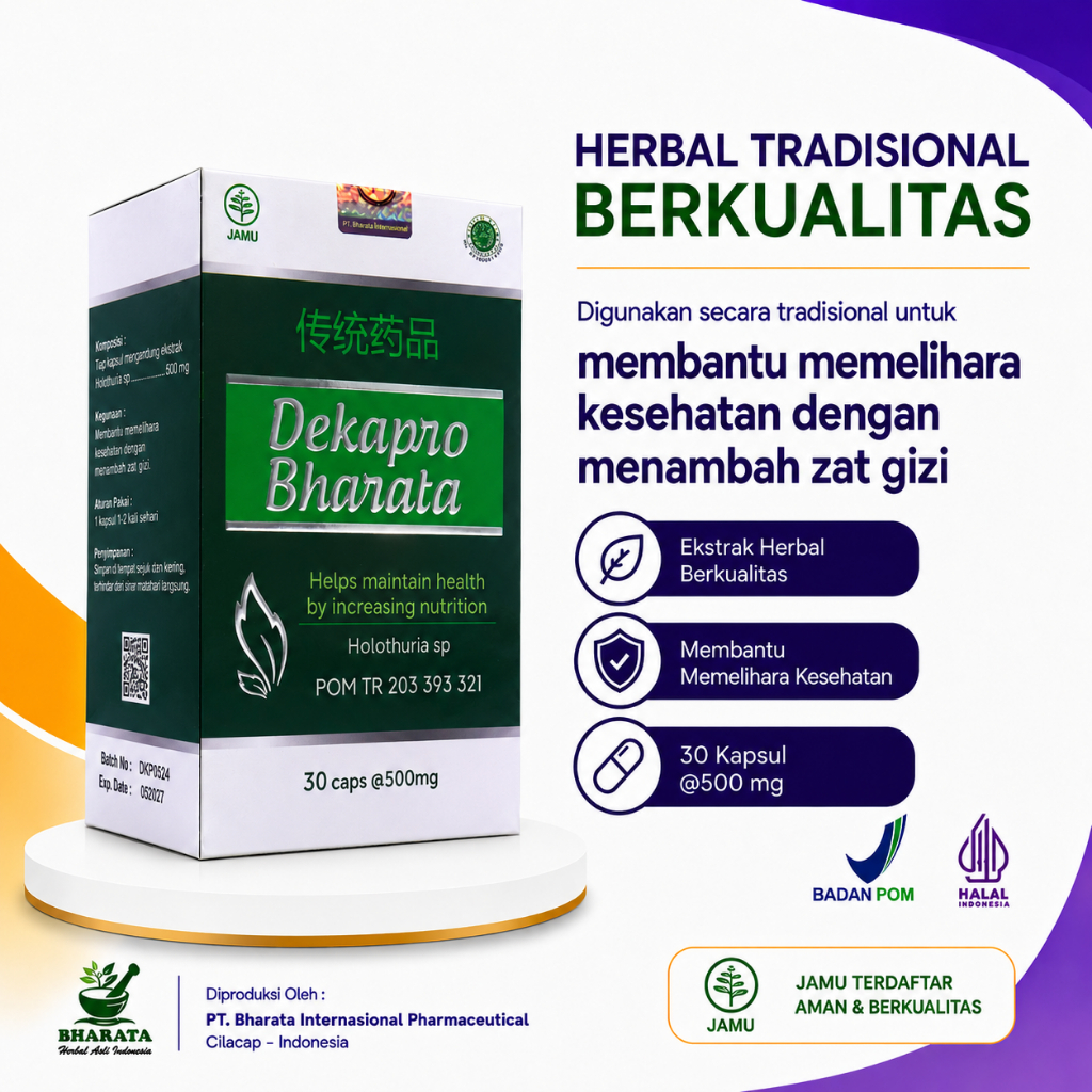 Dekapro Bharata Obat Herbal Hernia Varikokel Prostat dan Turun Berok 100% Asli Bergaransi Tanpa Oper