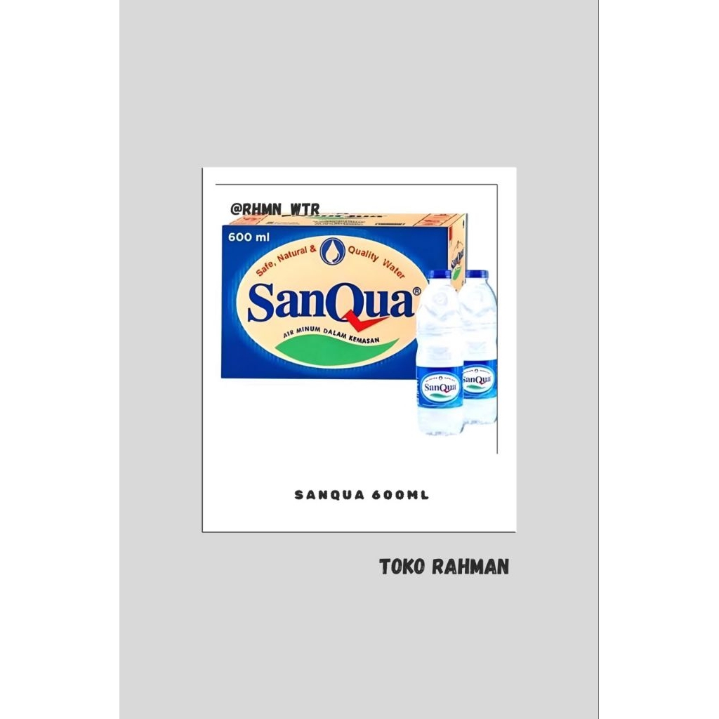 Sanqua 600ml isi 24 botol