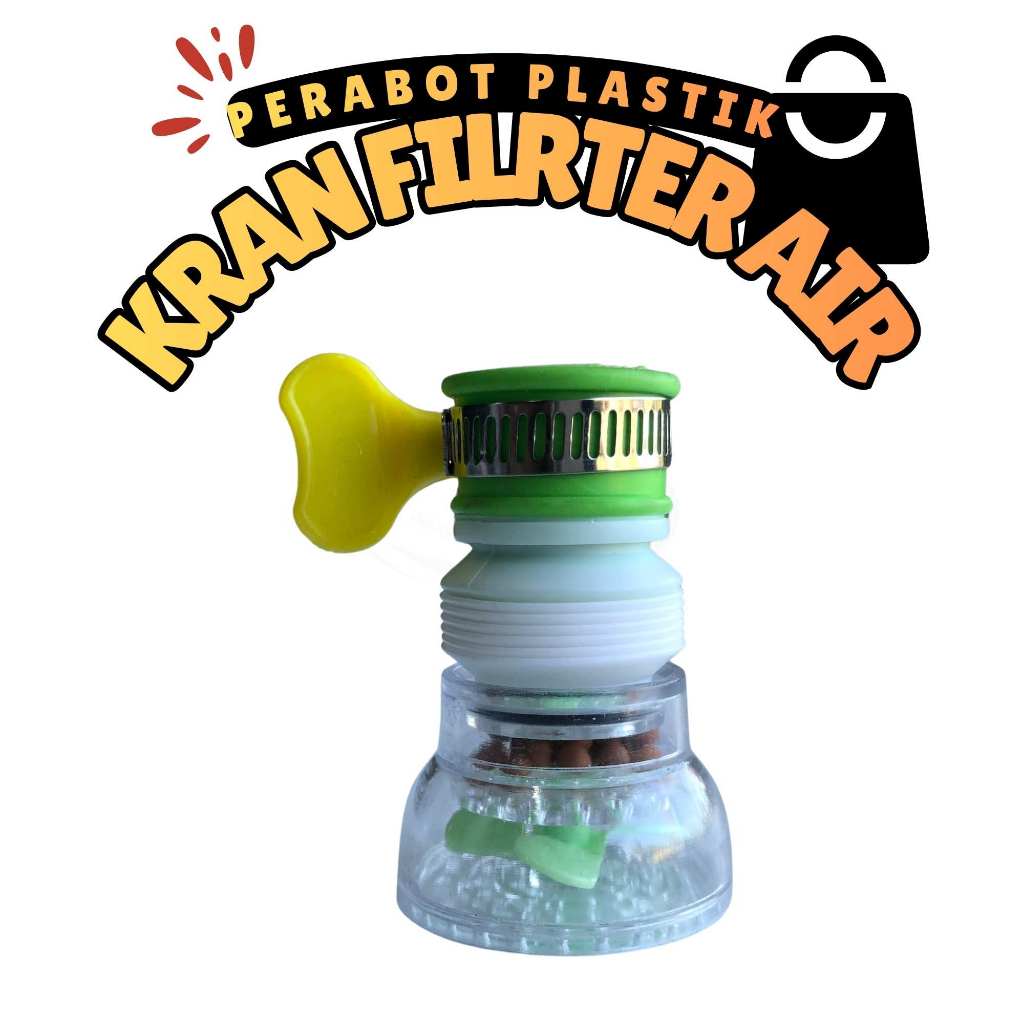 Kran Filter Air / Sambungan Kran Air Penjernih Air Bisa Putas 360 Semburan Keras